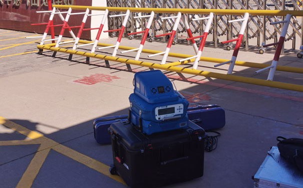 華北油氣分公司采氣一廠輸氣隊非甲烷總烴濃度現場測試